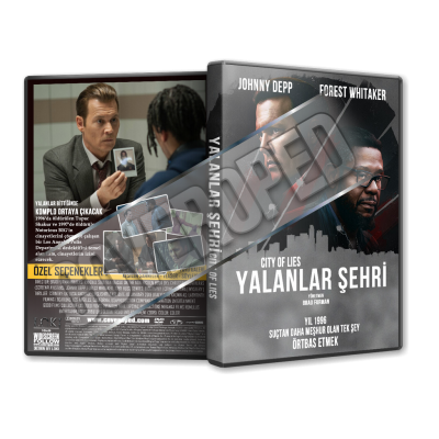 Yalanlar Şehri - City of Lies - 2018 Türkçe Dvd Cover Tasarımı
